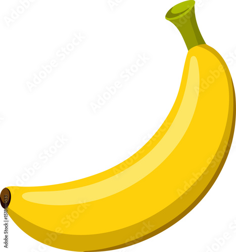 banana isolated on white background