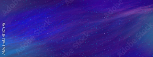 Abstract backgrounds with colorful curves. Blue Confetti on Dark Background
