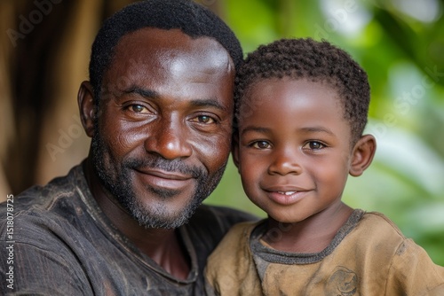 Father and Son Portrait