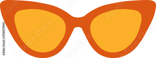 Flat Vector Sunglasses Icon – Modern Style
