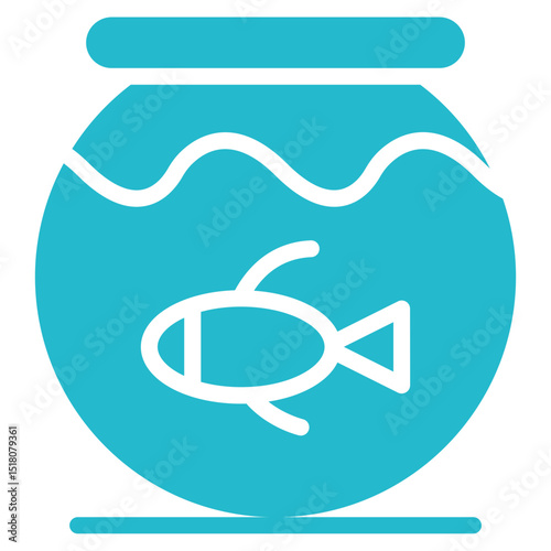 Fish Tank Vector Icons