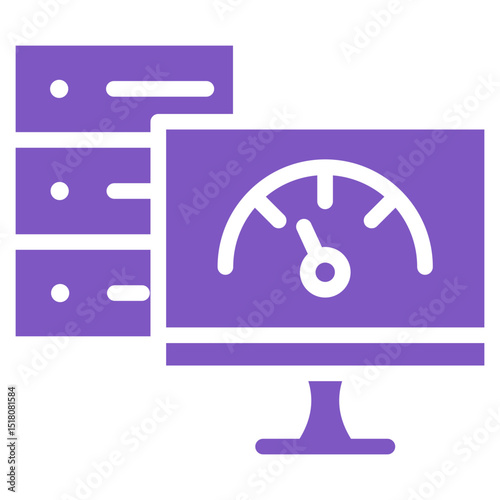 Database Speed Vector Icons