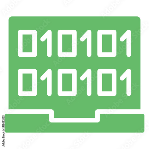 Laptop Coding Vector Icons