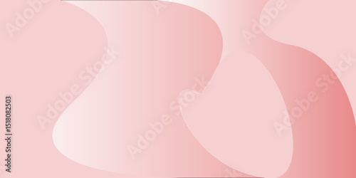 Pink romantic heart background with love and wedding design elements