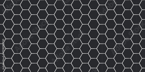 Seamless geometric hexagon pattern resembling a honeycomb mosaic texture for abstract tile design or wallpaper backdrop