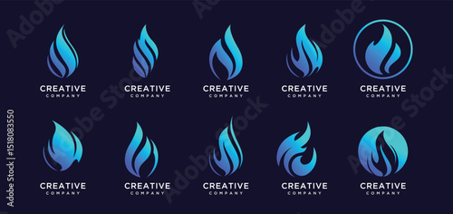 best flames Fire icon set collection. Fire flame symbol. Bonfire silhouette logo design, Flames symbols set flat vector template