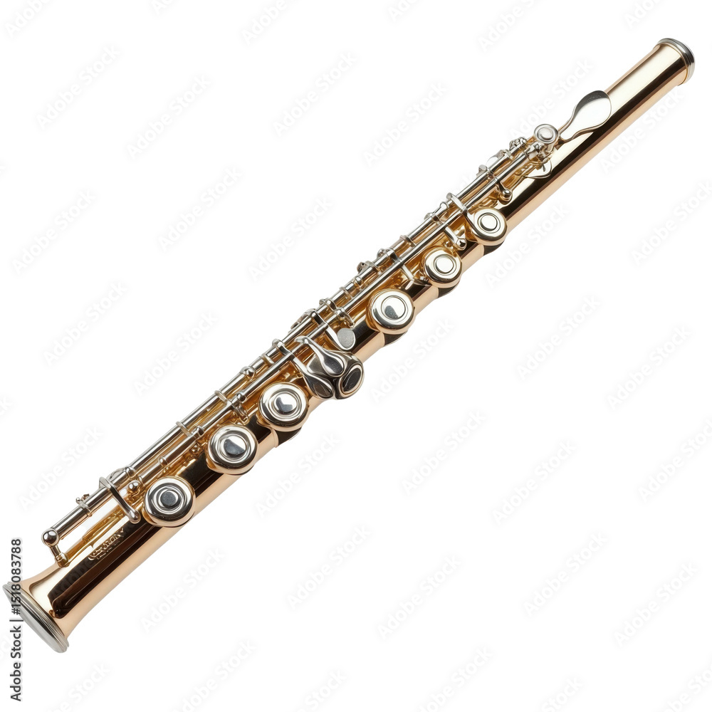 Fototapeta premium flute on transparent background