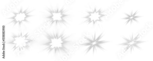Shine and spark glow flare starburst on illustration stage bright projection with light glitter lens sun neon sparkle background explosion luxury vector transparent glare design

