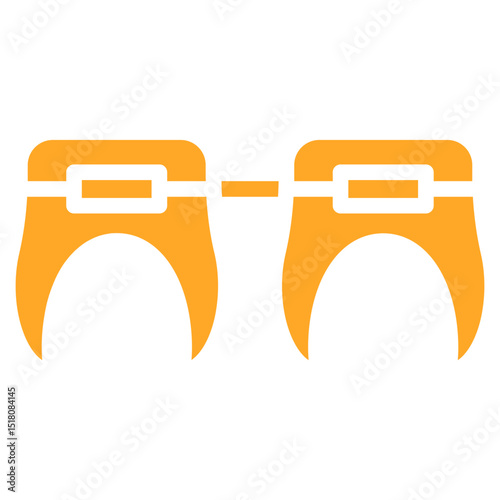 Tooth Braces Vector Icons