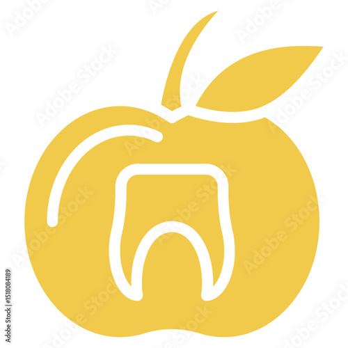 Tooth Nutrition Vector Icons
