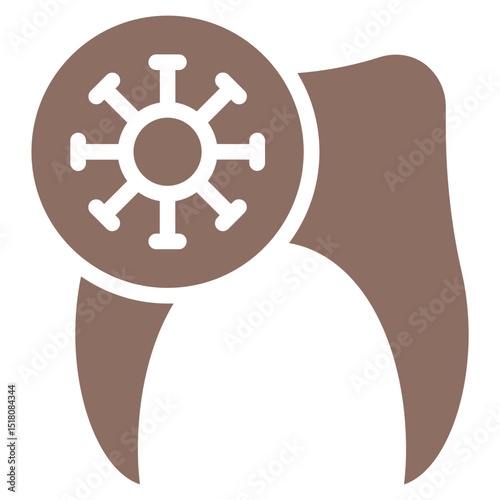 Tooth Infection Vector Icons