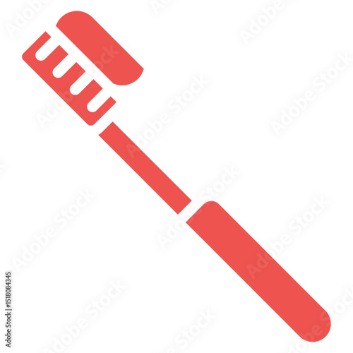 Tooth Paste on Brush Vector Icons