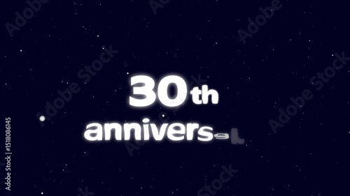 Wallpaper Mural 30th Happy Anniversary Text Animation – Celebration, Greeting, Wishes, Message for Events, Holiday, Festival – Festive Animated Design for Special Occasions
 Torontodigital.ca