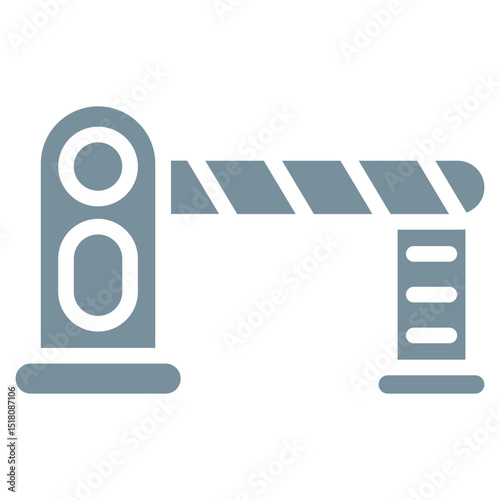 Auto Barrier Vector Icons