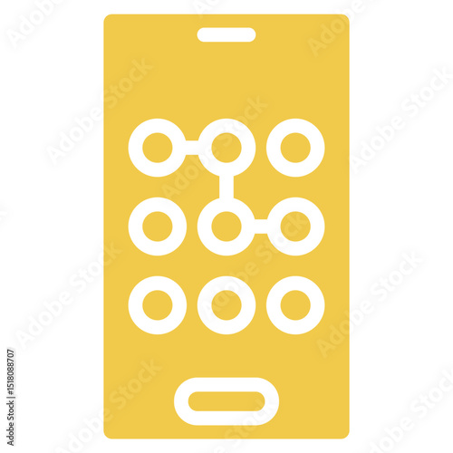 Mobile Pattern Lock Vector Icons