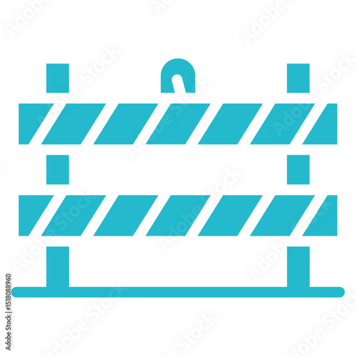 Road Barrier Vector Icons