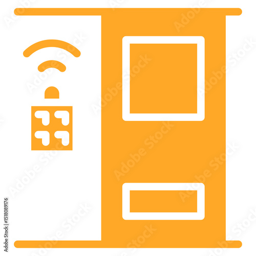 Smart Door Vector Icons