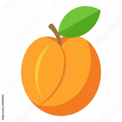 Vibrant Apricot Fruit.  A Fresh and Juicy Delight