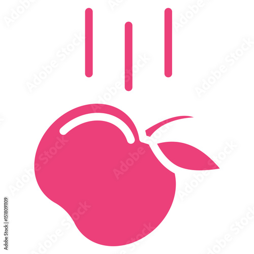 Falling Apple Vector Icons