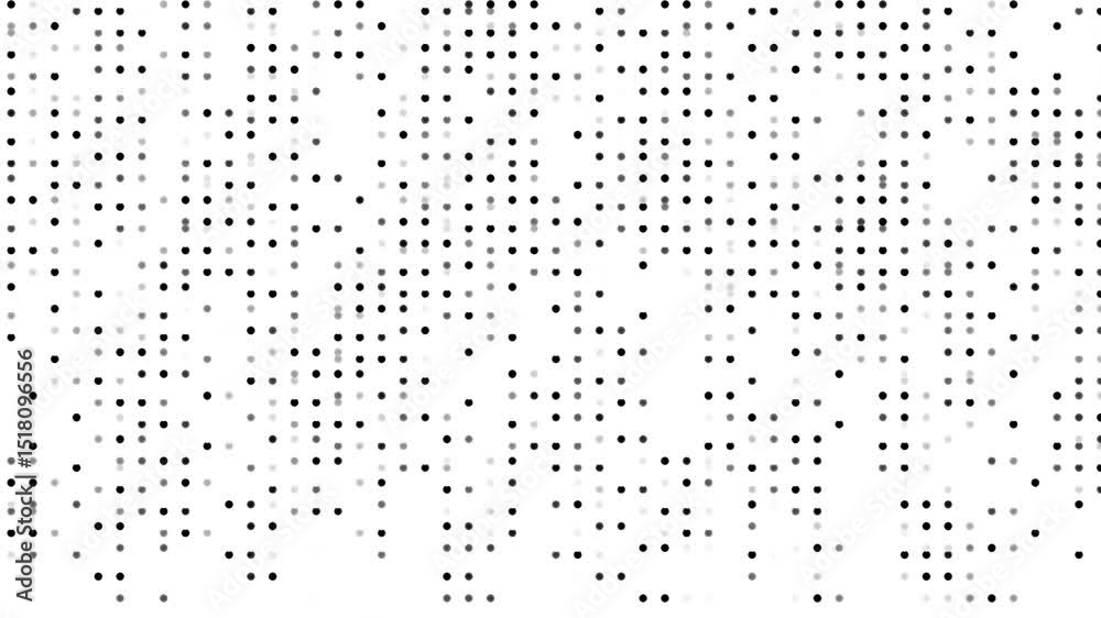 seamless white abstract technology halftone dotted texture overlay background animation