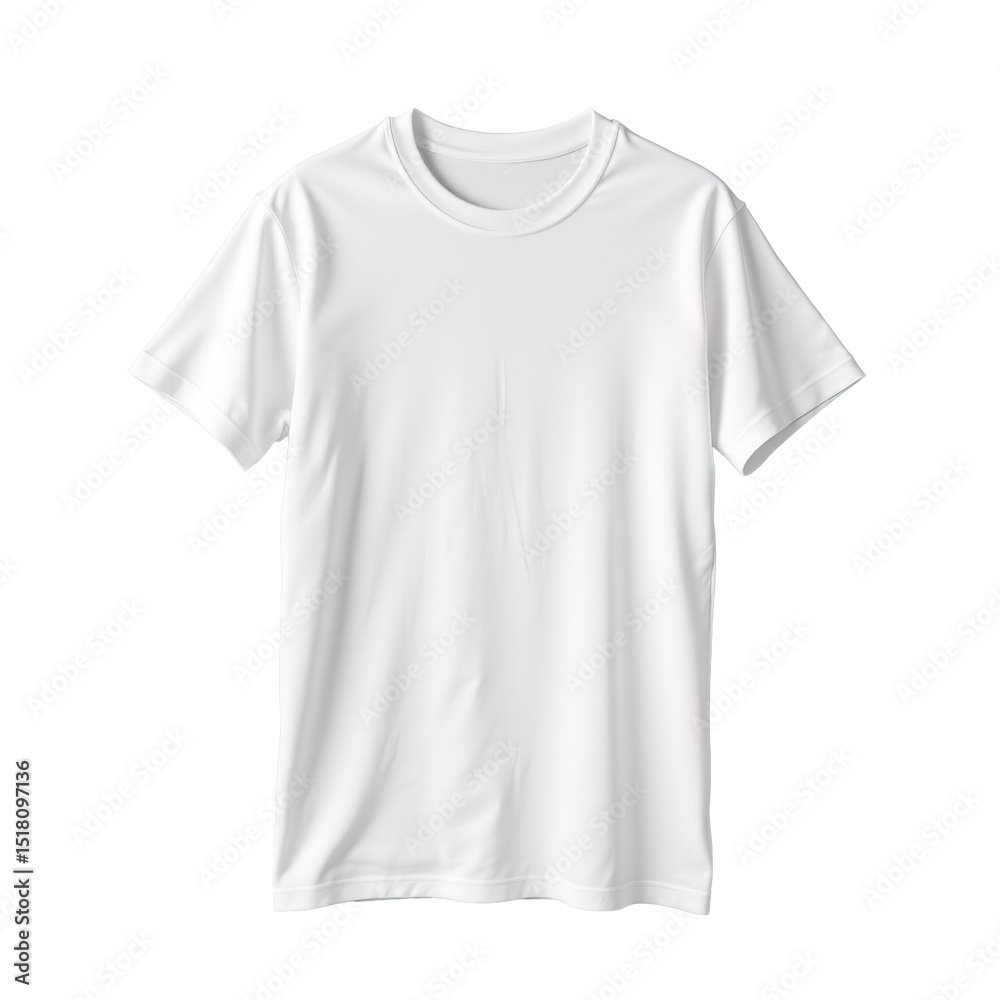 Plain White T-Shirt Mockup for Custom Designs and Apparel Display in Fashion Industry Plain White T-Shirt Mockup for Custom Designs and Apparel Display in Fashion Industry