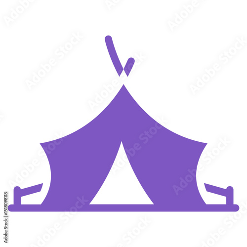Tent Vector Icons