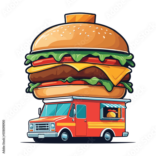 Burger Truck Logo