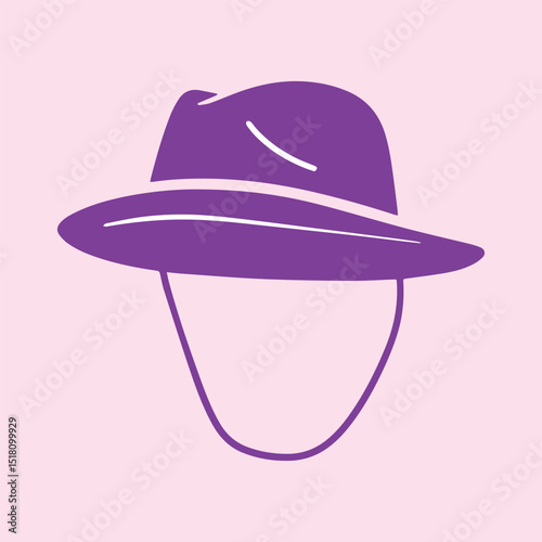 women hat illustration