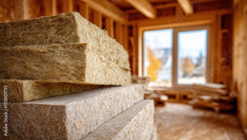 House insulation material construction framing window