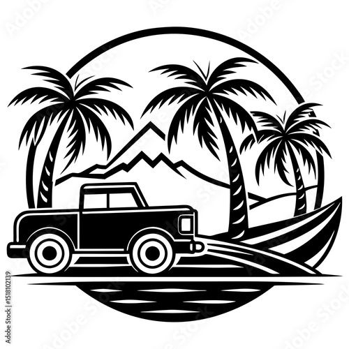 summer vacation vector