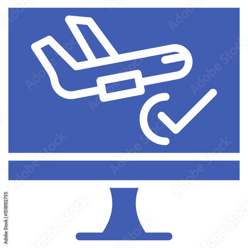 Flight Check In Vector Icons