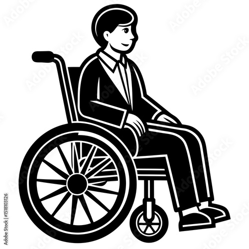disabled man in wheelchair