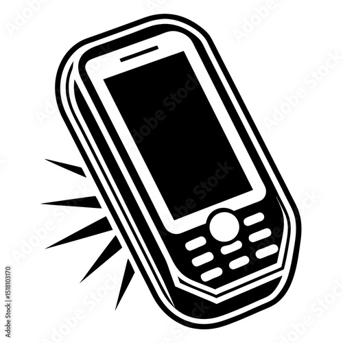 black mobile phone