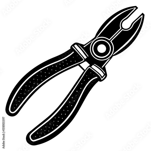 pliers isolated on white background