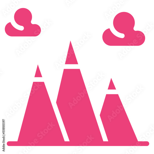 Wild Mountain Vector Icons