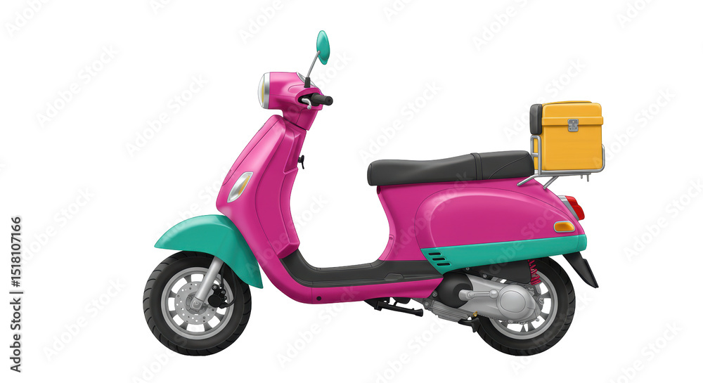 Obraz premium Isolated Scooter