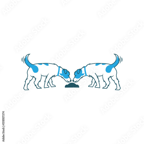 Dogs sniffing