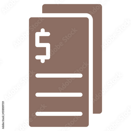Price List Vector Icons