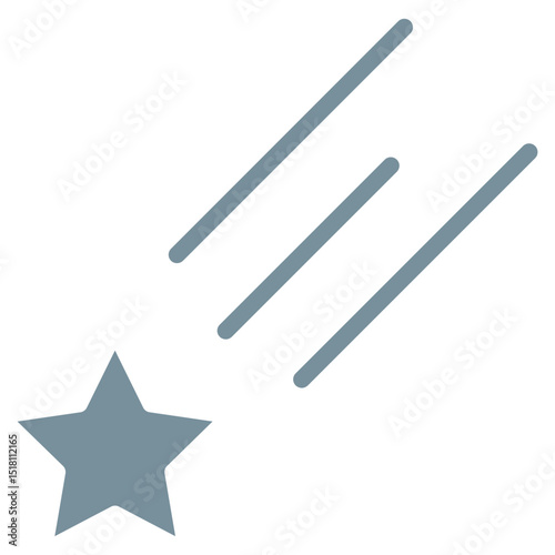 Falling Star Vector Icons