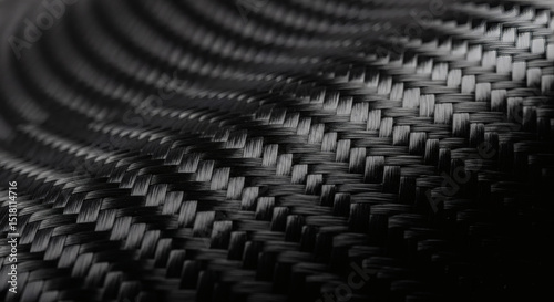 Wallpaper Mural Close-up of Black Carbon Fiber Weave Texture High-Resolution Image Torontodigital.ca