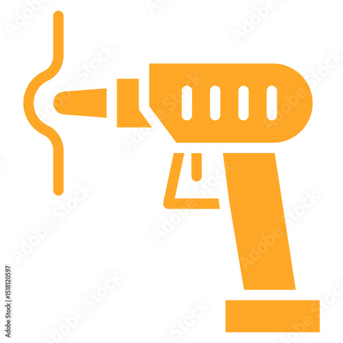 Automatic Drilling Vector Icons