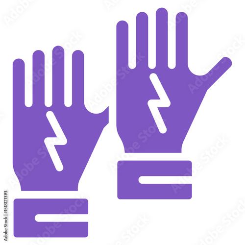 Wired Gloves Vector Icons