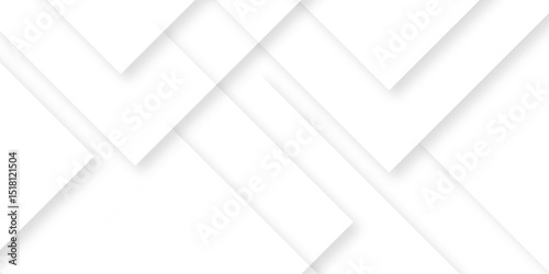 Abstract Minimal Geometric background with triangular bright light with soft shadows as pattern. White minimal line design. baseness technology and communication concept Decoration arrow design.	
