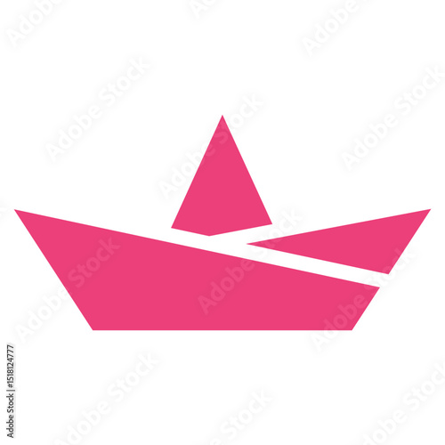 Paper Boat Vector Icons