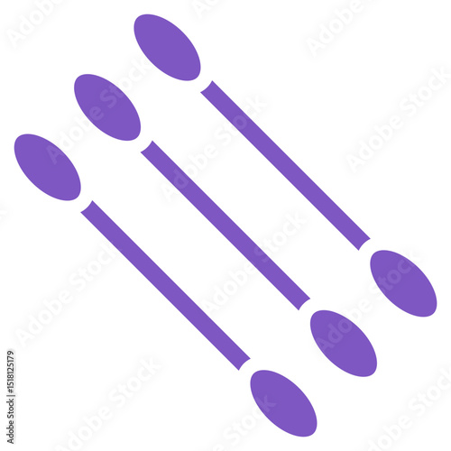 Cotton Swabs Vector Icons