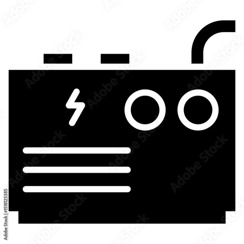 Generator Glyph Icon