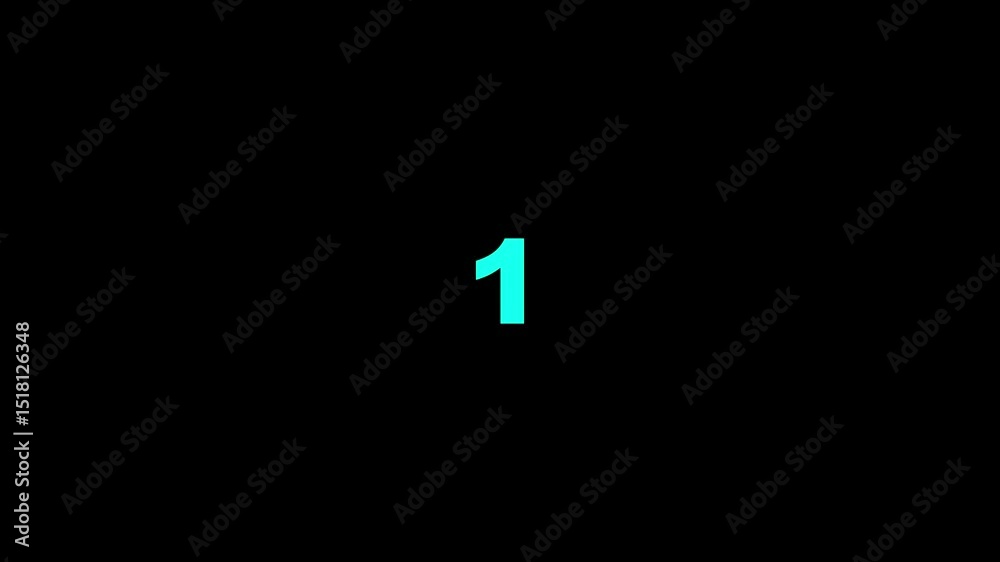 Countdown timer from 5 to 0 seconds real time. Modern flat design of countdown animation.5 second countdown timer. Circle countdown timer from5 to 0 second animation.