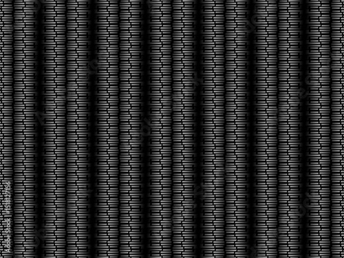 Black metal texture steel background. Perforated metal sheet.	
