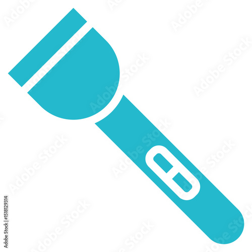 Police Flashlight Vector Icons