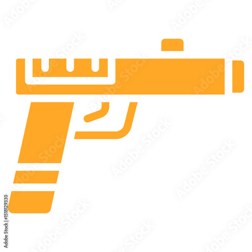 Police Gun Vector Icons